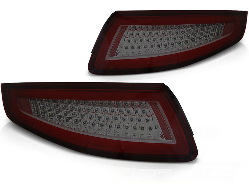 Feux arrière à LED rouges fumés Dynamique compatibles avec Porsche 911 997 04-09
