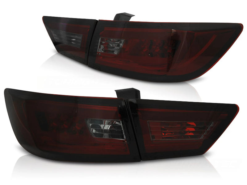 Feux LED rouge fumée pour Renault Clio IV 13-16 (berline)
