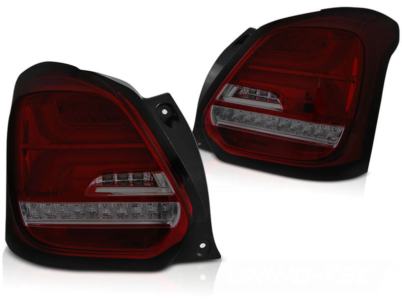 SUZUKI SWIFT VI 17-23 ROUGE FUMÉE LED Dynamique