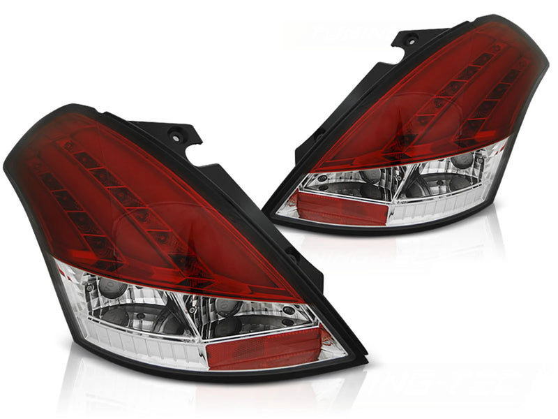 Feux LED rouge et blanche pour Suzuki Swift V 10-17