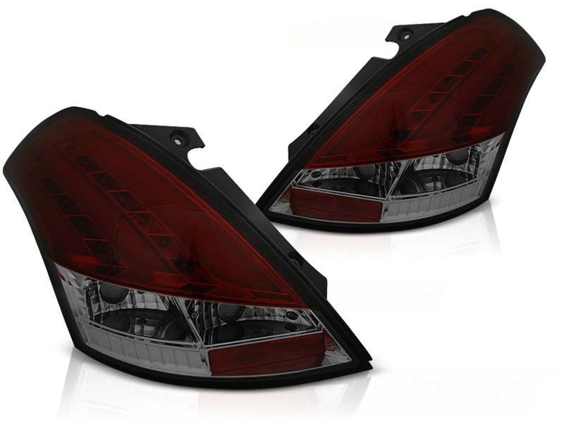 Feux LED rouge fumée pour Suzuki Swift V 10-17