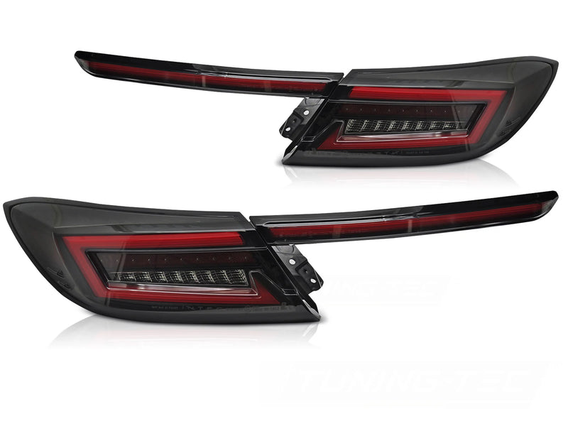 Feux arrière à LED noirs fumés Dynamique compatibles avec TOYOTA GR86 21-
