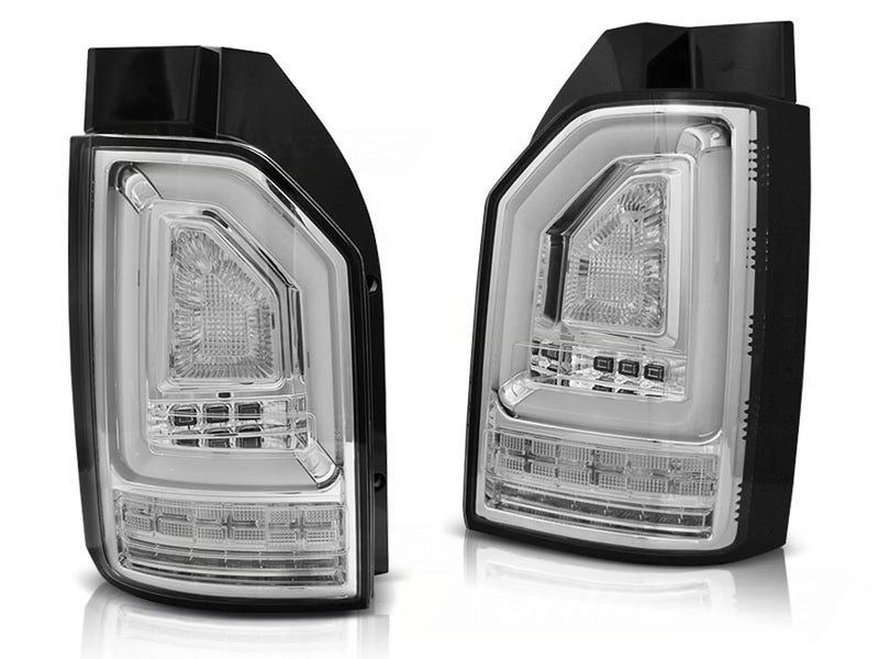Feux arrière à LED chromés Dynamique compatibles VW T6 15-19 OEM LED