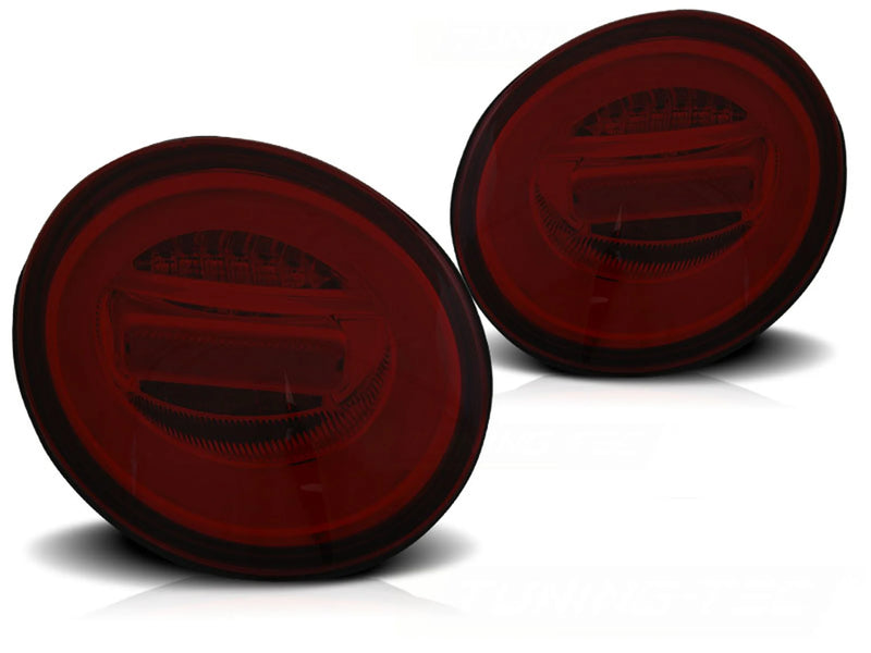 Feux arrière à LED rouges fumés Dynamique compatibles avec VW New Beetle 10.98-05