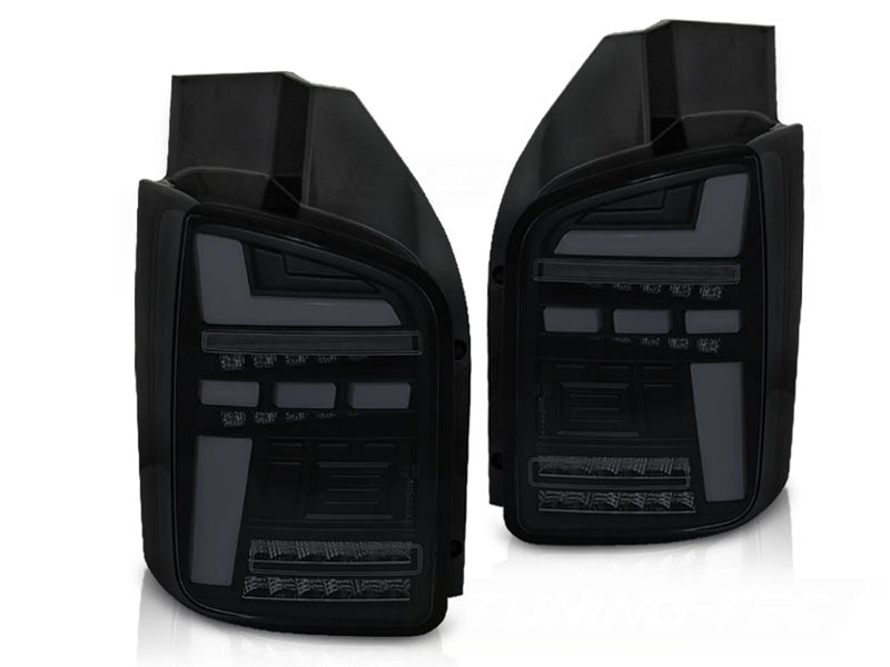 Feux arrière à LED noirs fumés Dynamique compatibles VW T6.1 20- Ampoule d'origine