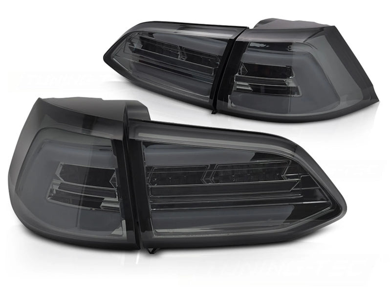 Feux arrière à LED fumés Dynamique compatibles avec VW Golf 7 17-19 SW