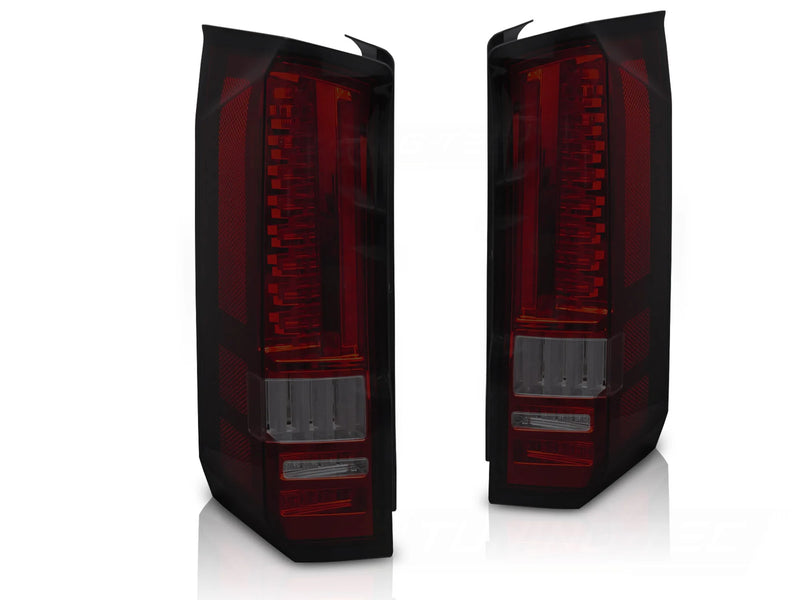 Feux arrière à LED rouges fumés Dynamique compatibles VW CRAFTER 17-