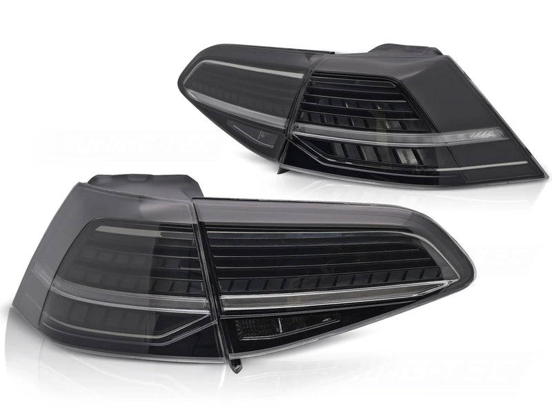 Feux arrière à LED fumés Dynamique compatibles avec VW Golf 7 13-19
