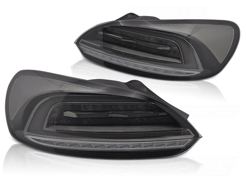 Feux arrière à LED fumés Dynamique compatibles avec VW Scirocco III 08-14