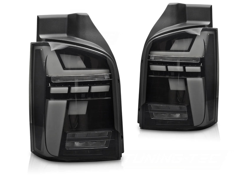 Feux arrière à LED fumés Dynamique compatibles VW T5 04.03-09 / 10-15
