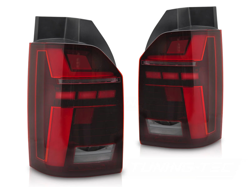 Feux arrière à LED rouges Dynamique compatibles VW T6 15-19 / T6.1 20-24