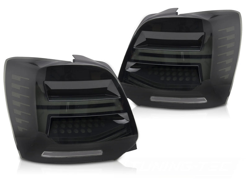 FEUX ARRIÈRE À LED FUMÉS Dynamique compatibles VW POLO V 09-17