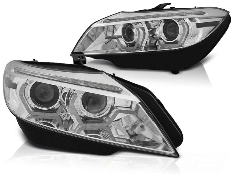 Phares au xénon avec feux de jour à LED chromés AFS Dynamique compatibles BMW Z4 E89 09-13