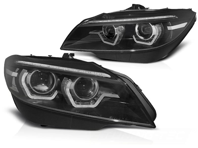 Phares au xénon avec feux de jour à LED noirs AFS Dynamique compatibles BMW Z4 E89 09-13