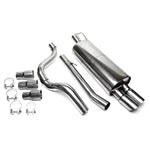 Ligne échappement inox Cat‑Back Audi A3 8L / Leon 1M / Golf IV