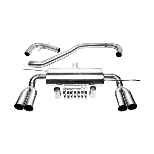  Ligne d'échappement duplex inox 2×76 mm pour Audi A3 8P / VW Golf V - TA Technix
