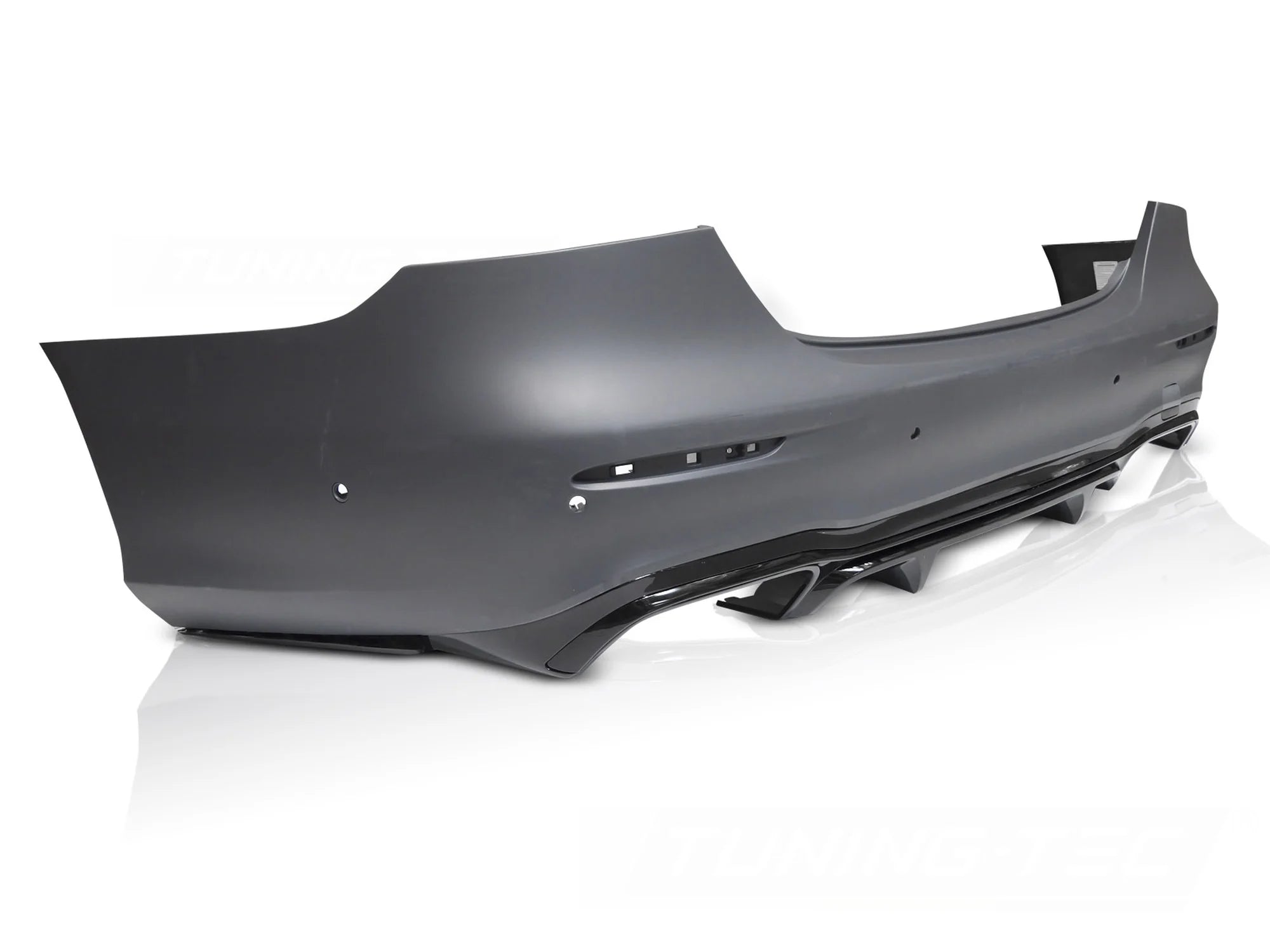 Pare-chocs arrière sport PDC noir compatible avec Mercedes W213 4 portes 2020-2023