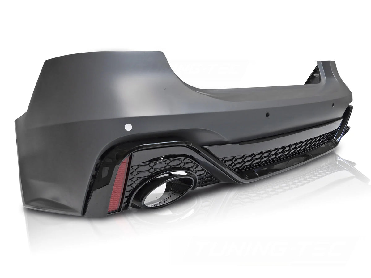 Pare-chocs arrière sport avec PDC compatible avec Audi A7 C8 18-23