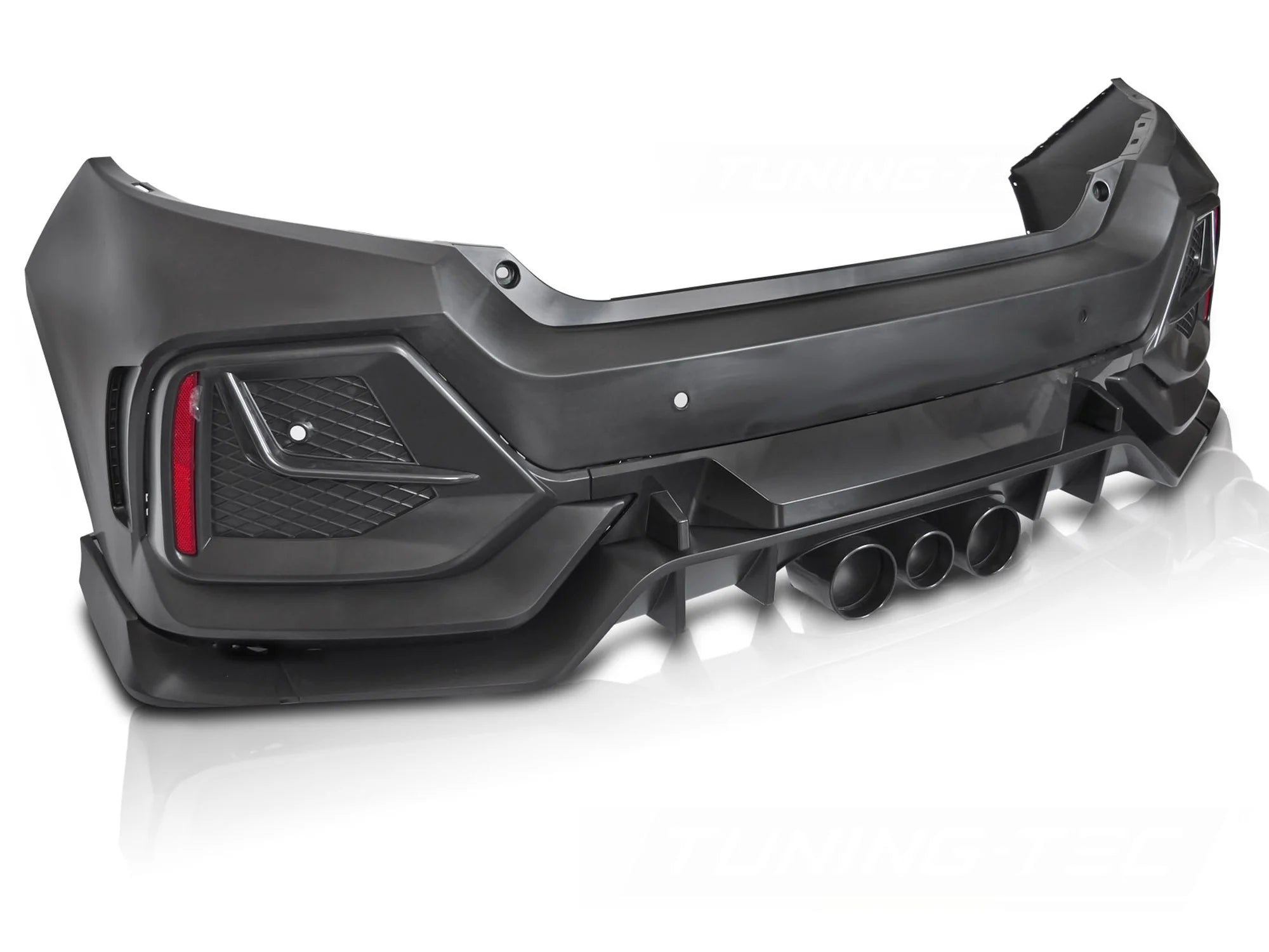 Pare-chocs arrière sport compatible avec Honda Civic X Berline 4 portes 16-21
