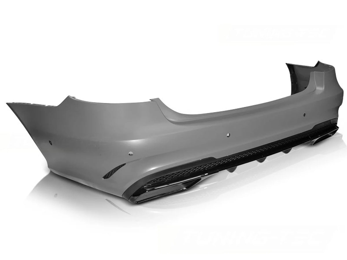 Pare-chocs arrière sport compatible avec Mercedes W212 13-16 4 portes