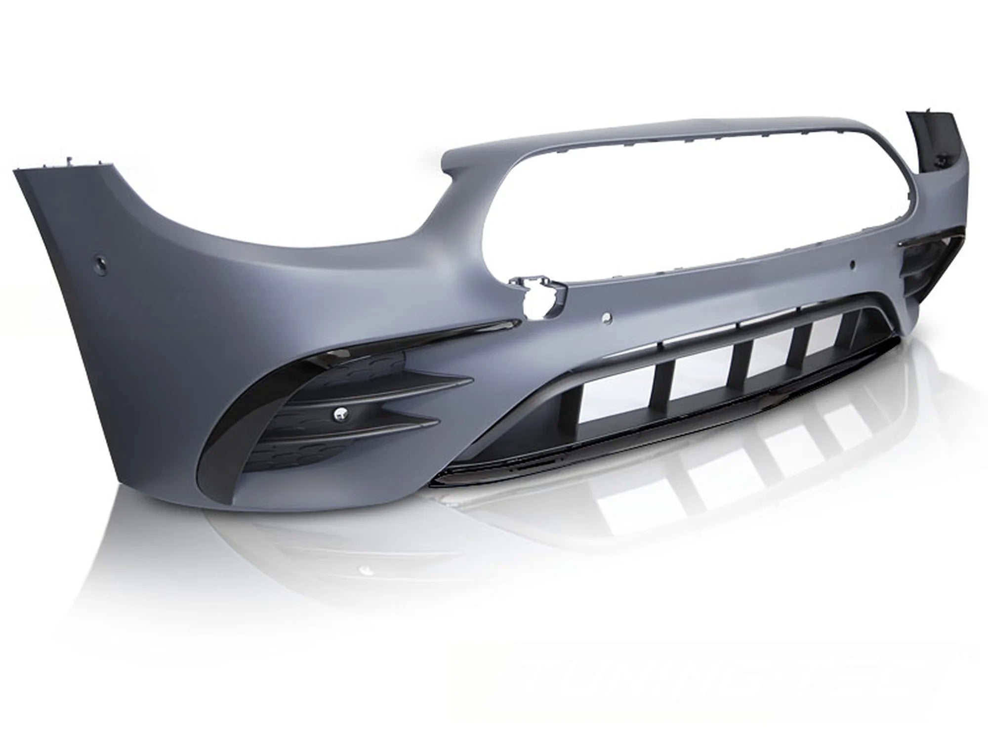 Pare-chocs avant sport PDC noir compatible avec Mercedes W213 20-23