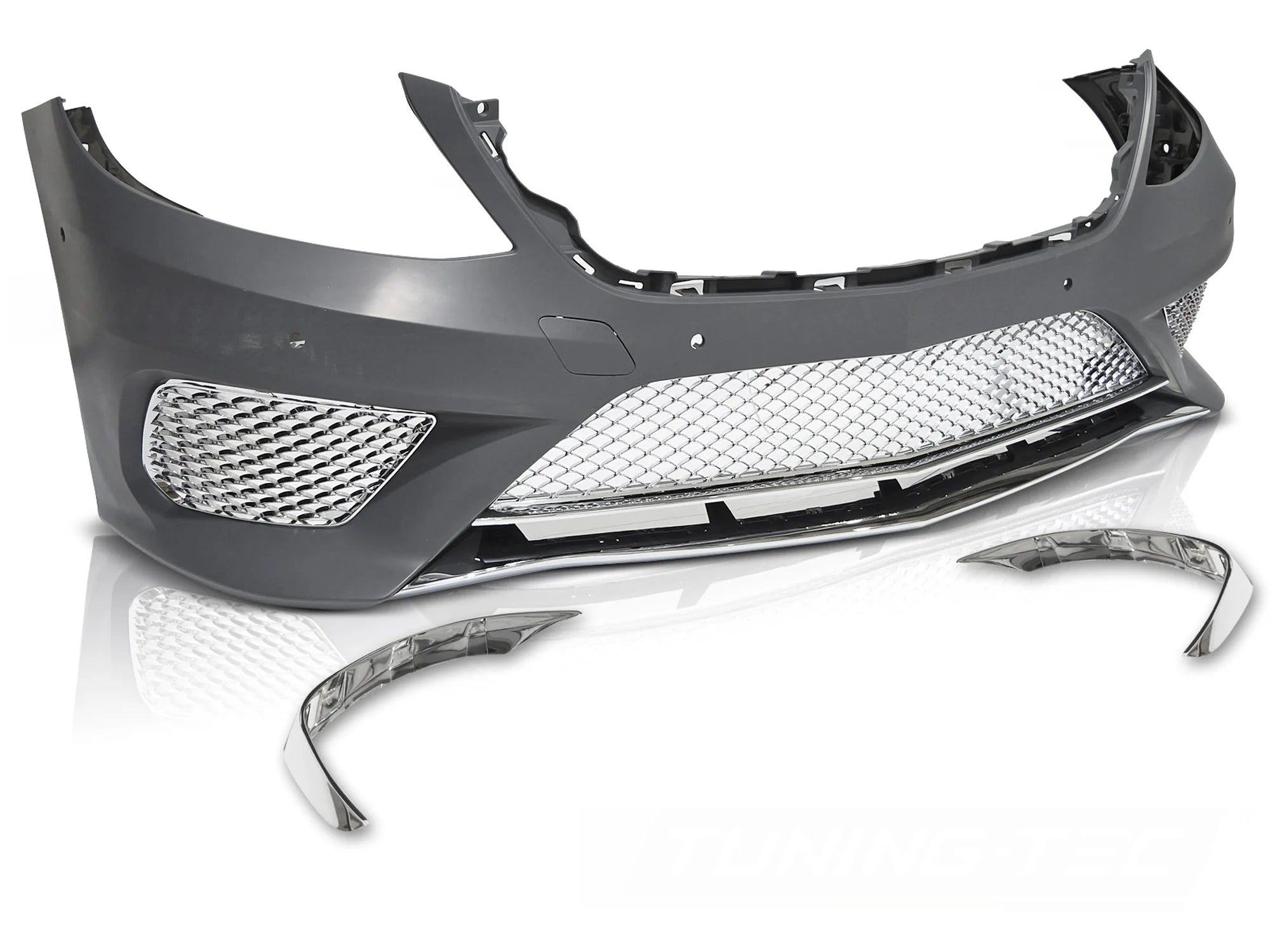 Pare-chocs avant sport chromé PDC compatible avec Mercedes Classe S W222 13-17