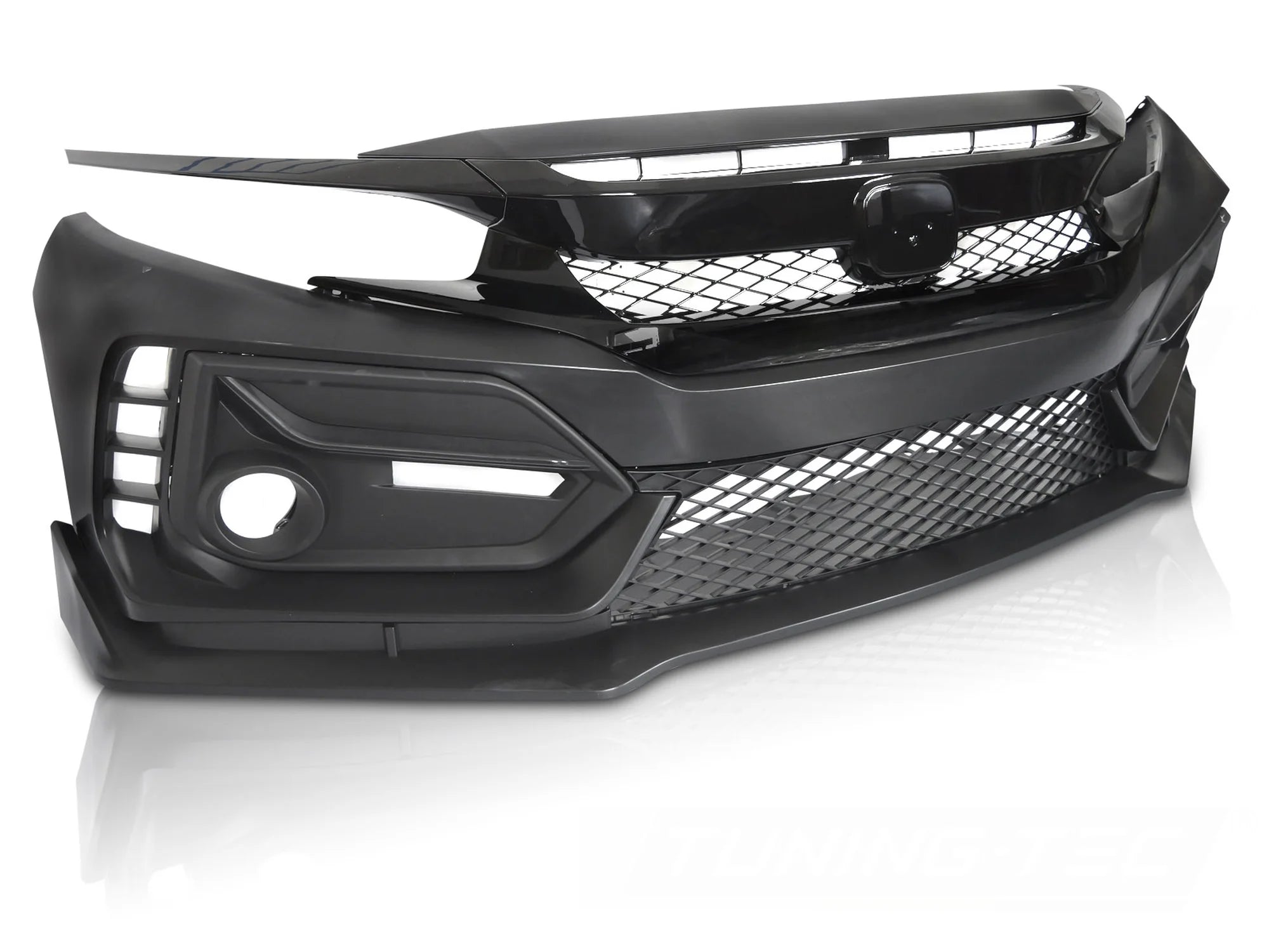 Pare-chocs avant sport compatible avec Honda Civic X 16-21