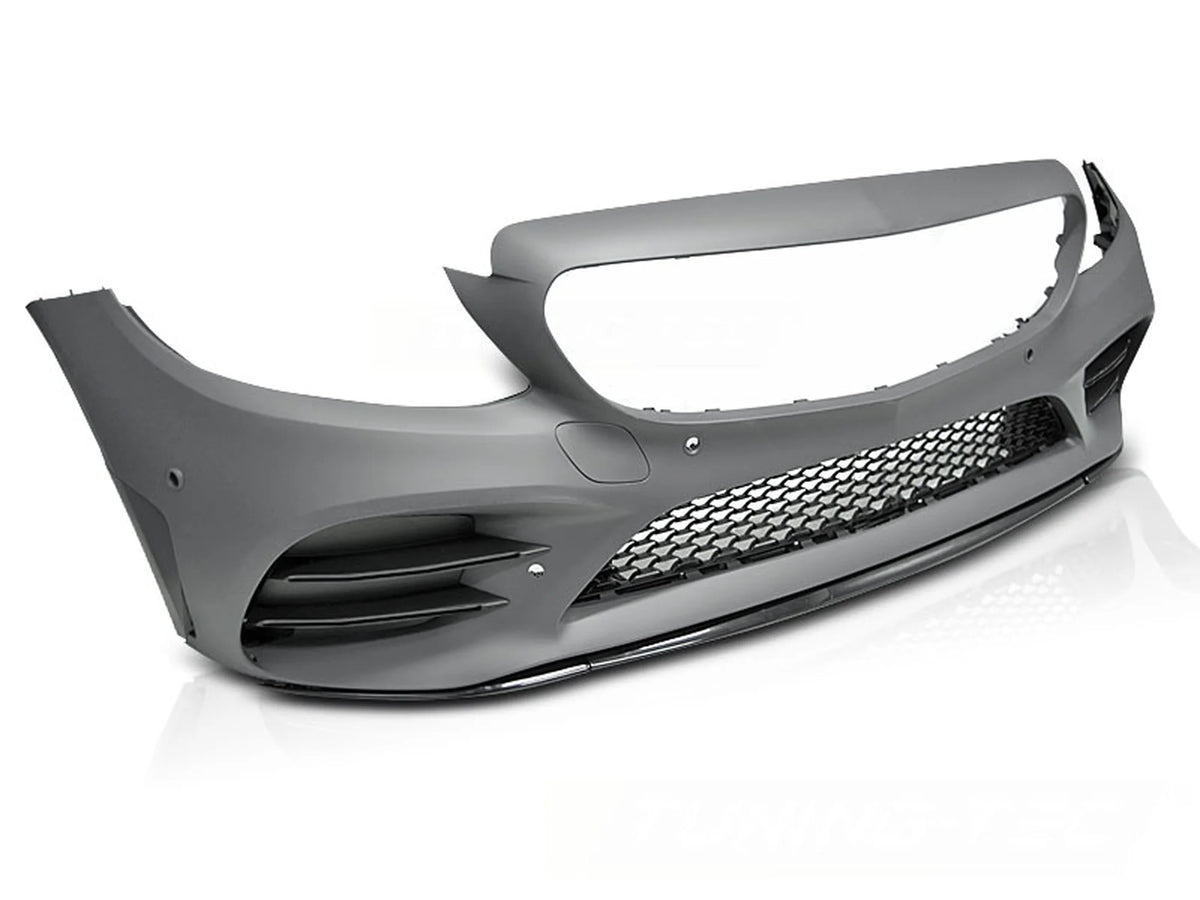Pare-chocs avant sport compatible avec Mercedes W205 18-21