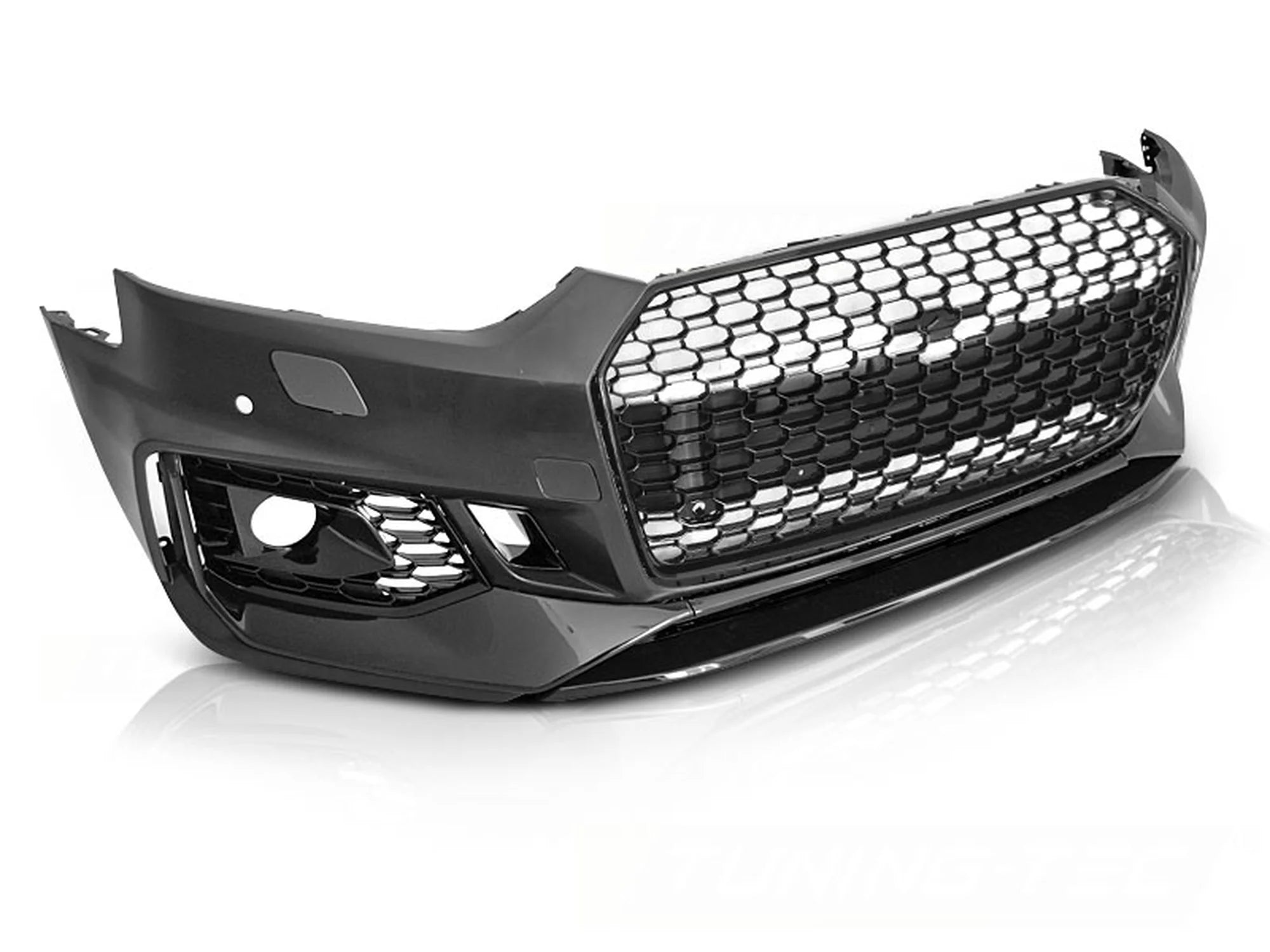 Pare-chocs avant sport noir PDC compatible avec Audi A5 F5 16-18