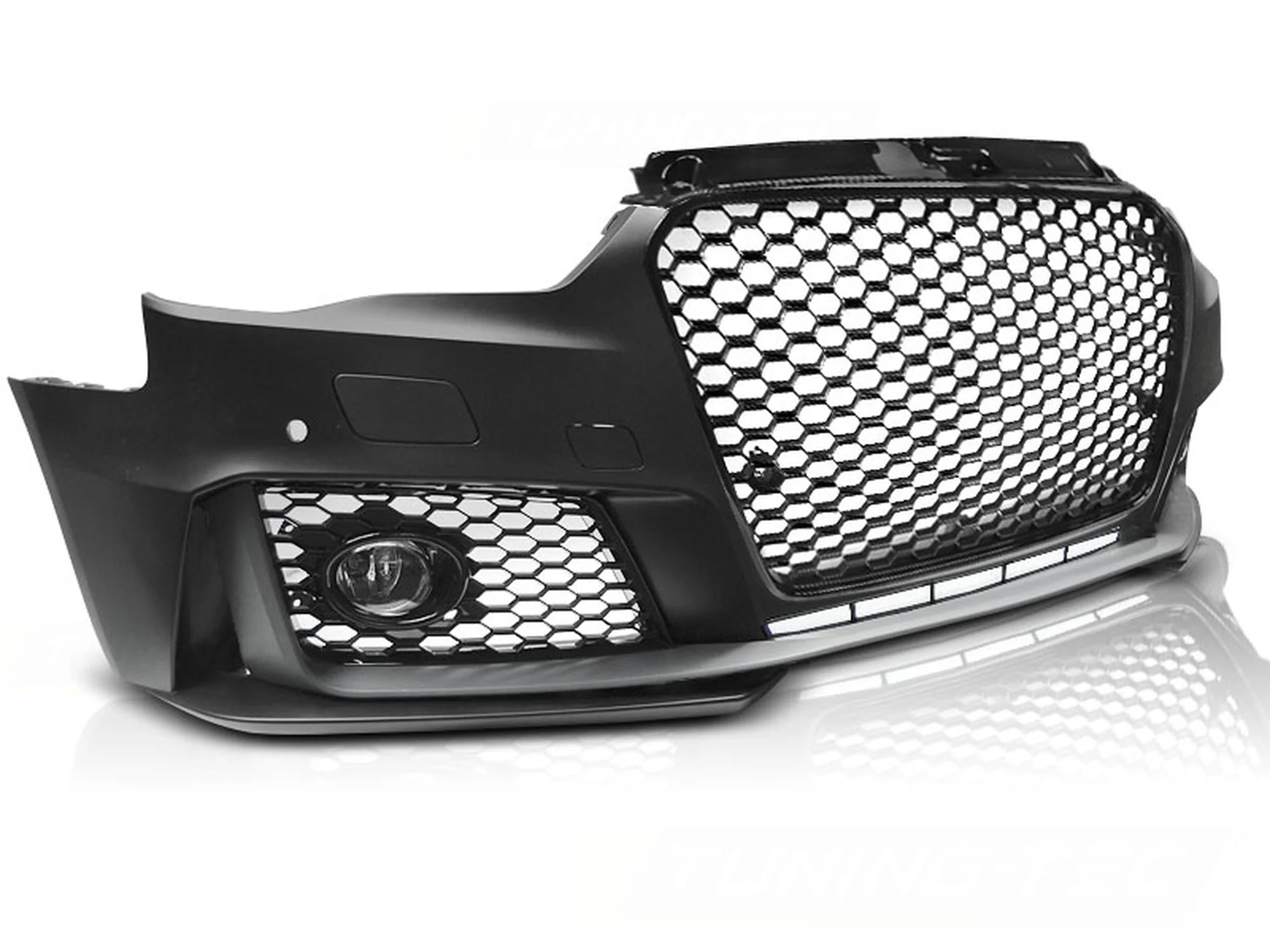 Pare-chocs avant sport noir brillant avec PDC compatible Audi A3 12-16