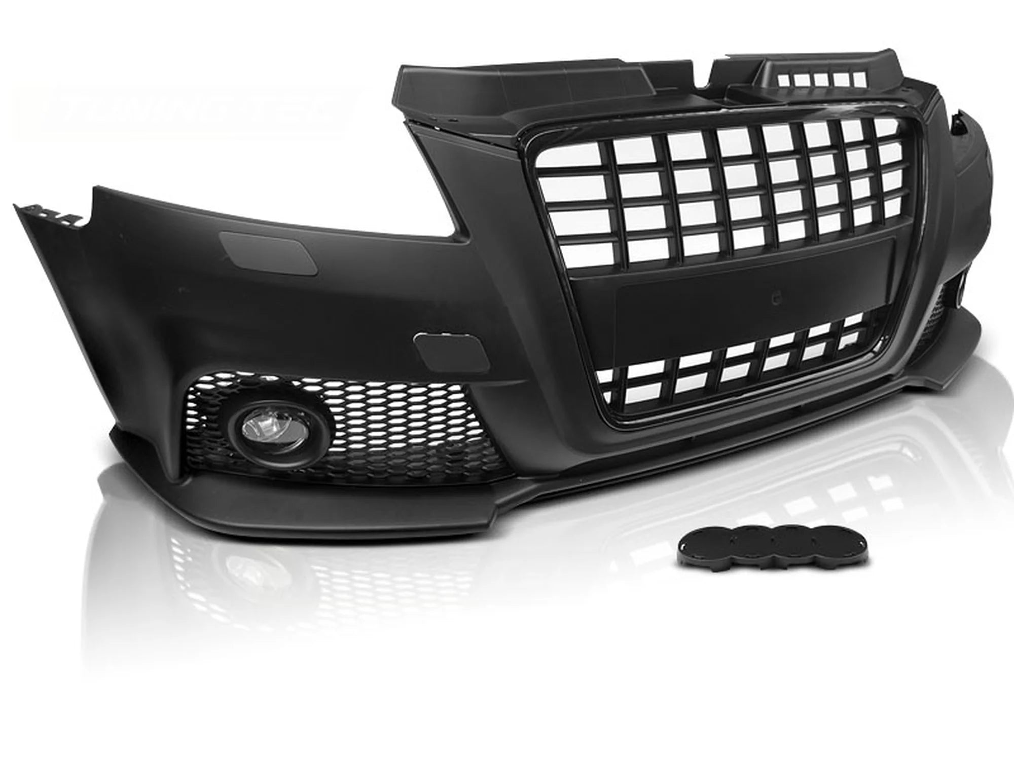 Pare-chocs avant sport noir compatible avec Audi A3 08-12
