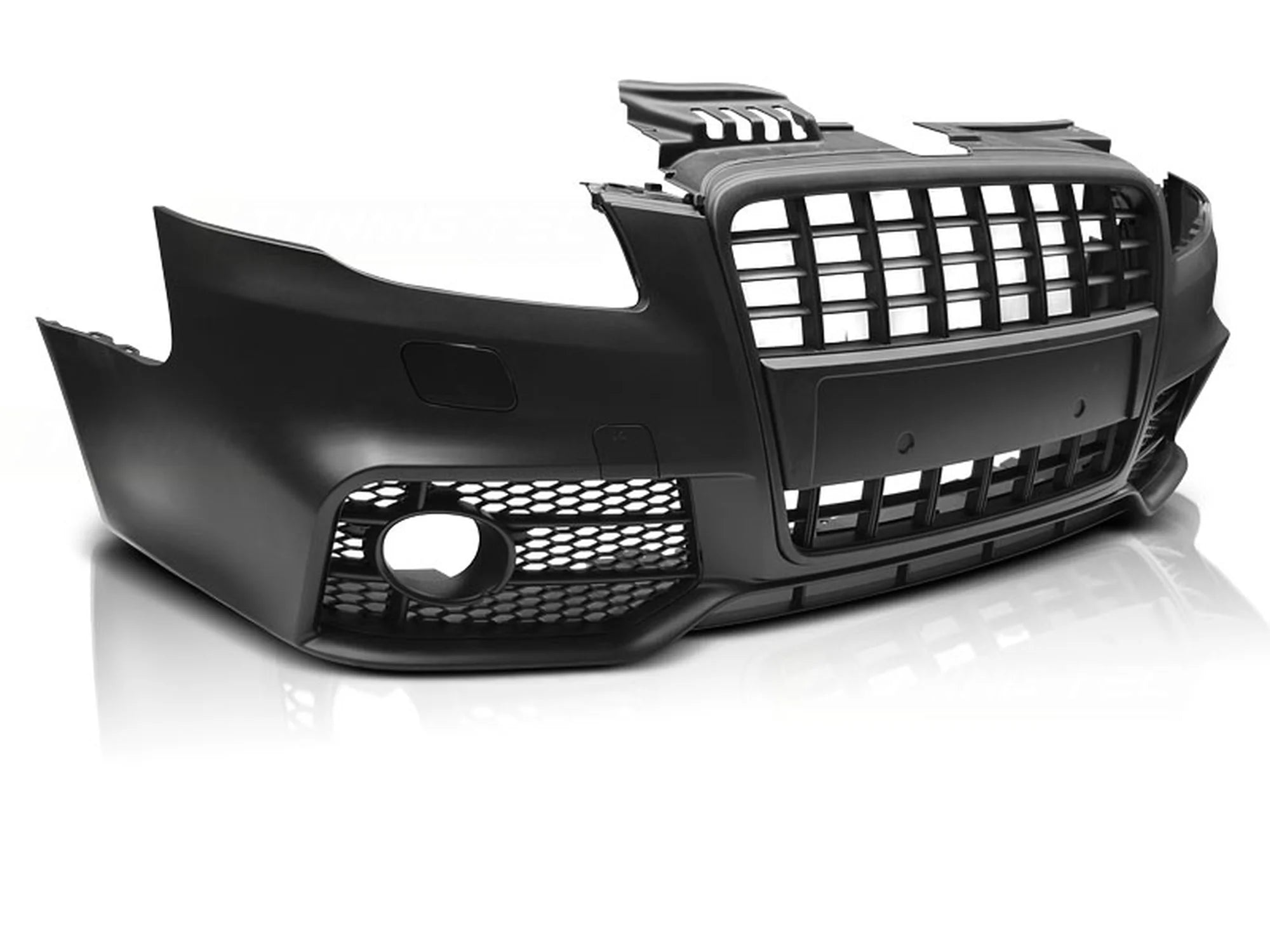 Pare-chocs avant sport noir compatible avec Audi A4 04-08