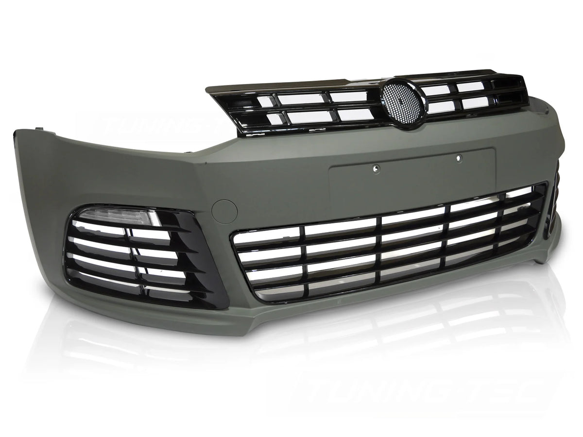 Pare-chocs avant style R compatible avec VW Polo 6R 09-17