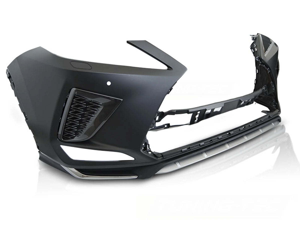 Pare-chocs avant style sport avec feux de position intégrés (PDC) compatible avec Lexus RX IV 19-22