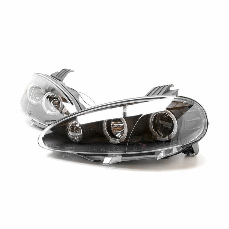  Phares Avant Navan pour Mazda MX-5 NBFL (01-05) - Fond Noir