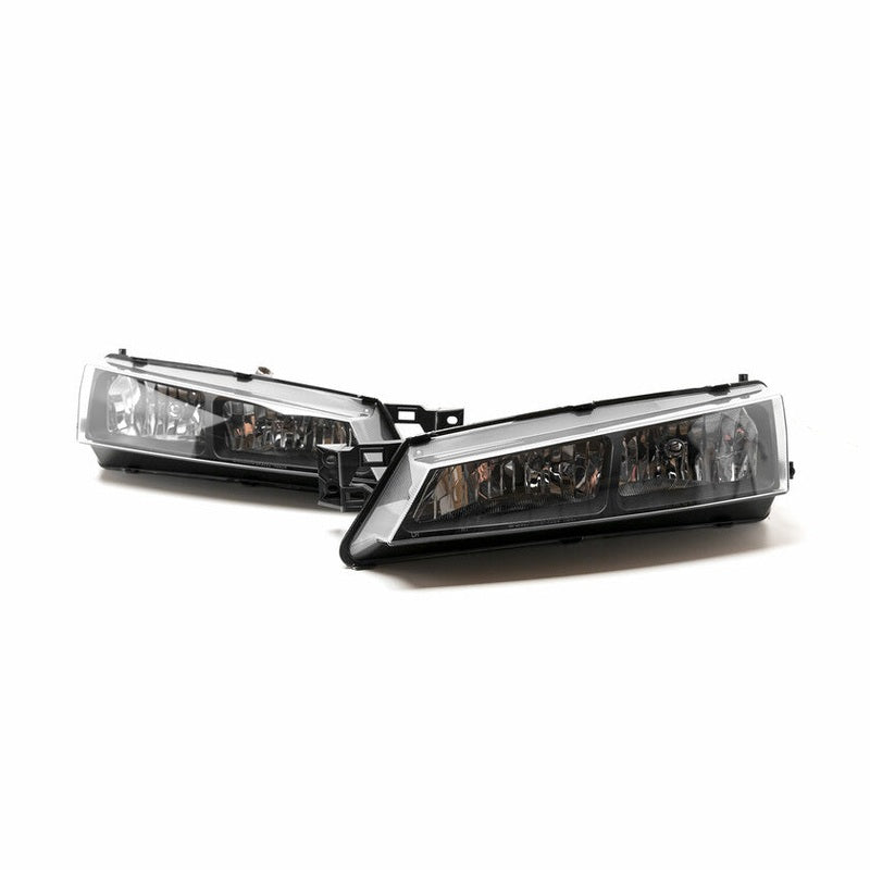  Phares Avant Navan pour Nissan 200SX S14A - Fond Noir