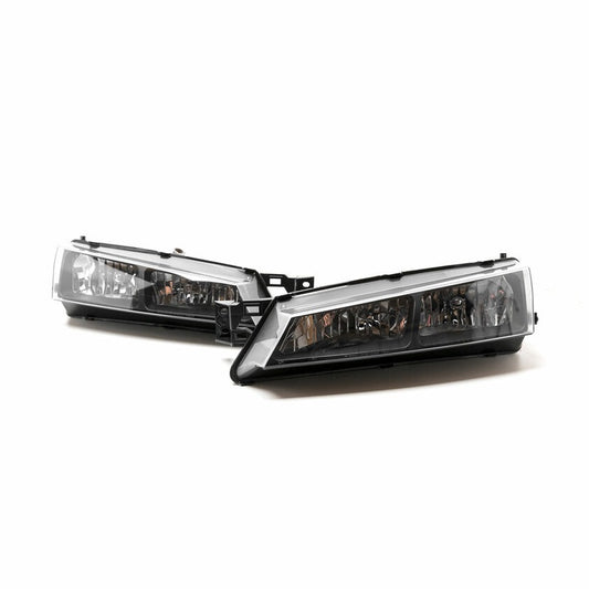  Phares Avant Navan pour Nissan 200SX S14A - Fond Noir