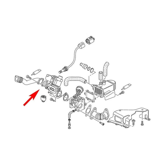 Plaque de suppression vanne EGR pour Audi A4 A5 A6 Q5 Q7 VW Touareg Porsche Cayenne 2.7 TDI 3.0 TDI