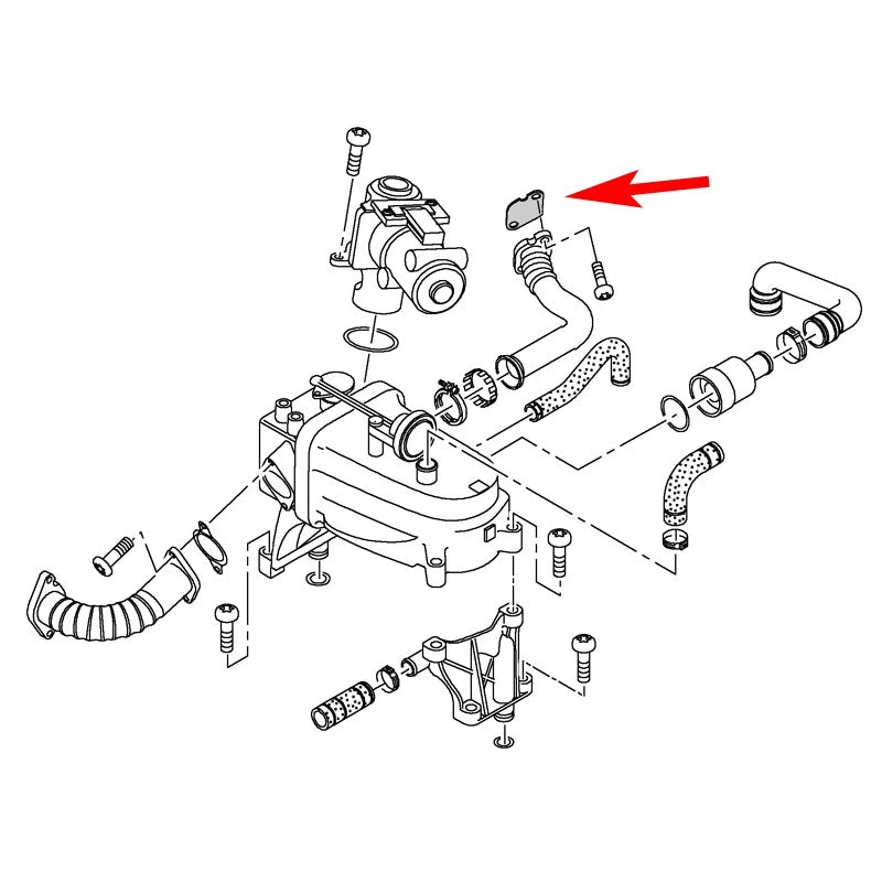 Plaque de suppression vanne EGR pour 2.7 3.0 TDI Audi VW 