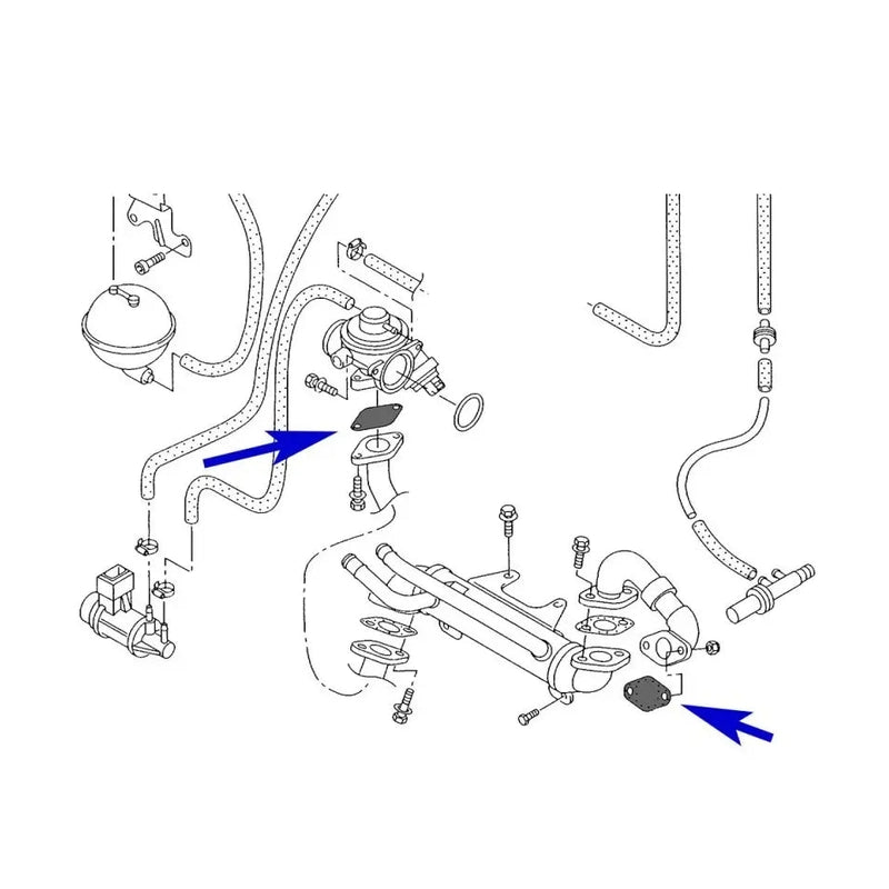  Plaques de Suppression Vanne EGR 1.9 TDI 2.0 TDI