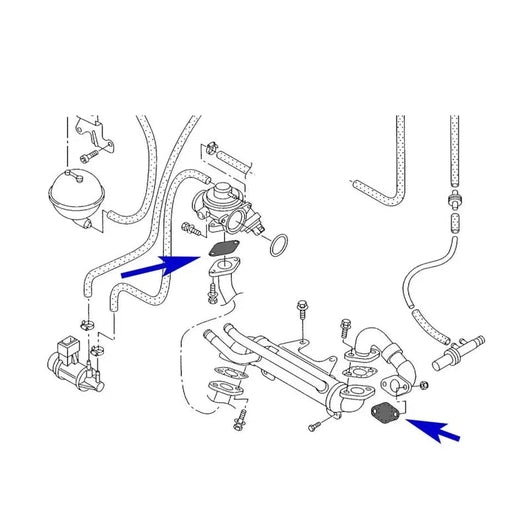  Plaques de Suppression Vanne EGR 1.9 TDI 2.0 TDI