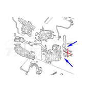 Plaques suppression vanne EGR 2.0 TDI VW Transporter T6 Crafter Man CXEB CXFA CXGA CXGB CXHA CXHB avec joints