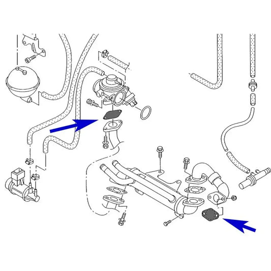  Plaques de Suppression Vanne EGR 1.9 TDI 2.0 TDI