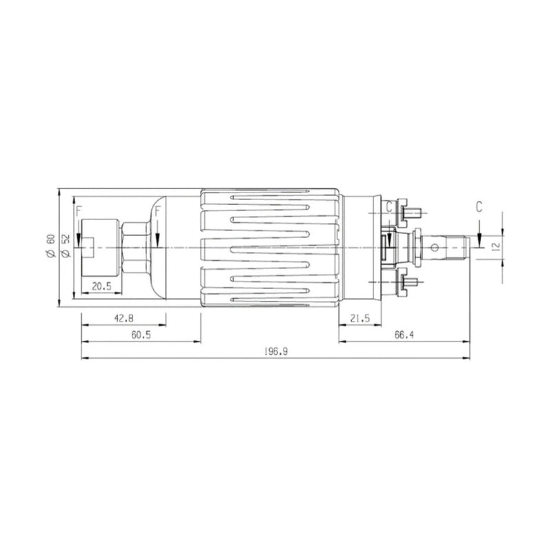  Pompe à essence 0 580 464 200 type 044 (0 580 254 044) 275 L/h - BOSCH