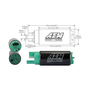  Pompe à essence universelle e85 AEM 340 L/h