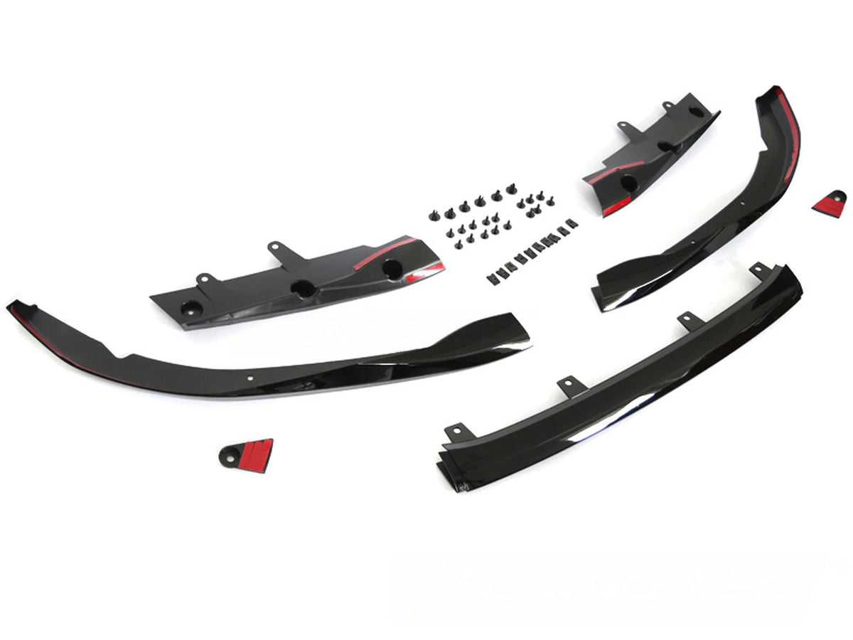 Lame de pare-chocs avant haute performance noir brillant compatible BMW G22 G23 20-24