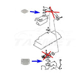 Suppression vanne EGR Mitsubishi L200 Pajero 4M41 16V DOHC 2.5 3.2 DI-D