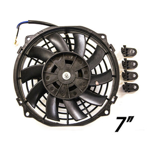  Ventilateurs Type SPAL Universels de 7 à 14 Pouces - Refroidissement Haute Performance