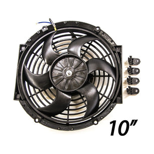  Ventilateurs Type SPAL Universels de 7 à 14 Pouces - Refroidissement Haute Performance
