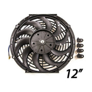 Ventilateurs Type SPAL Universels de 7 à 14 Pouces - Refroidissement Haute Performance